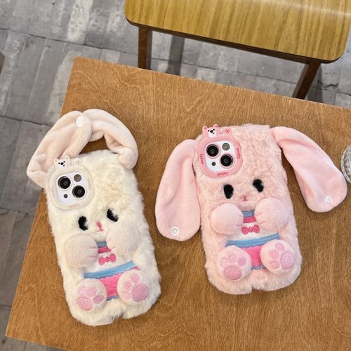 Custodia peluche calda donna