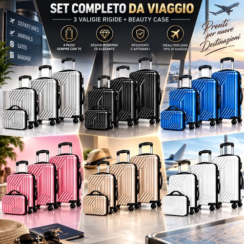 Set valigie viaggio - 3, da